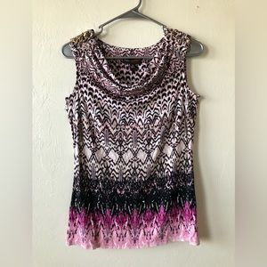 DANA BUCHMAN Womens Sleeveless Cowl Neck Top Size XS New